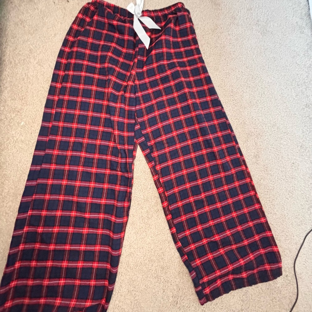 High rise pajama pants